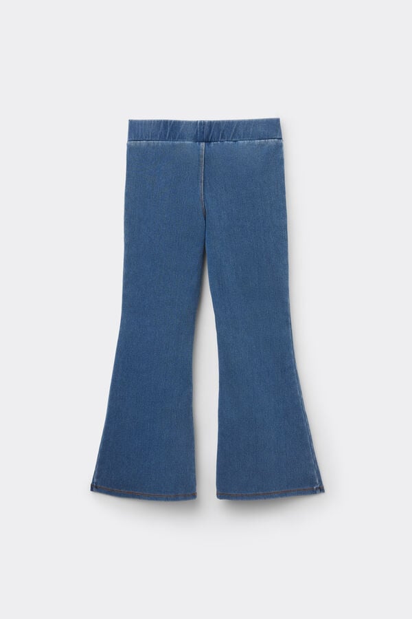 Pantaloni Flare Denim Extra Stretch Bimba  