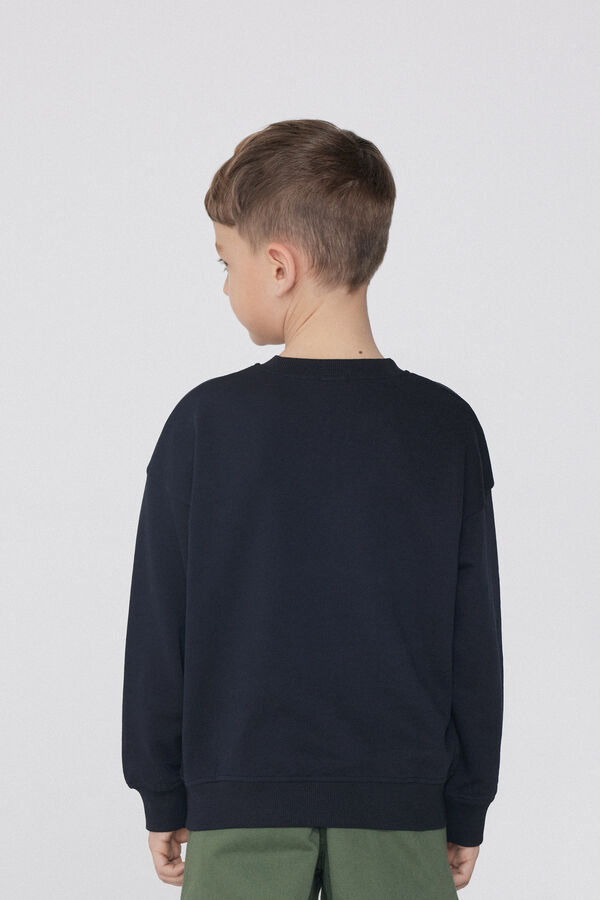 Chlapeck&aacute; Mikina s Dlouh&yacute;m Ruk&aacute;vem s Potiskem  