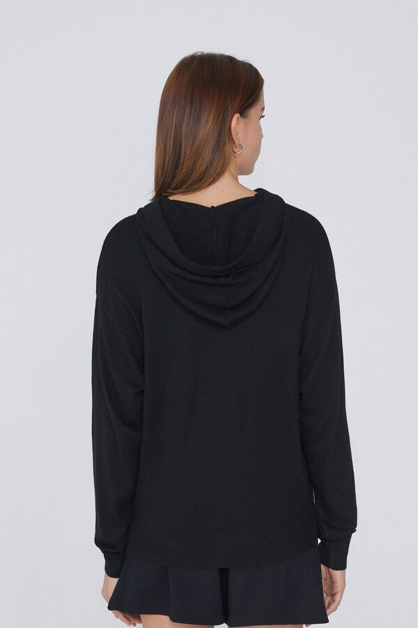 Светр із Капюшоном Щільний Вовна  