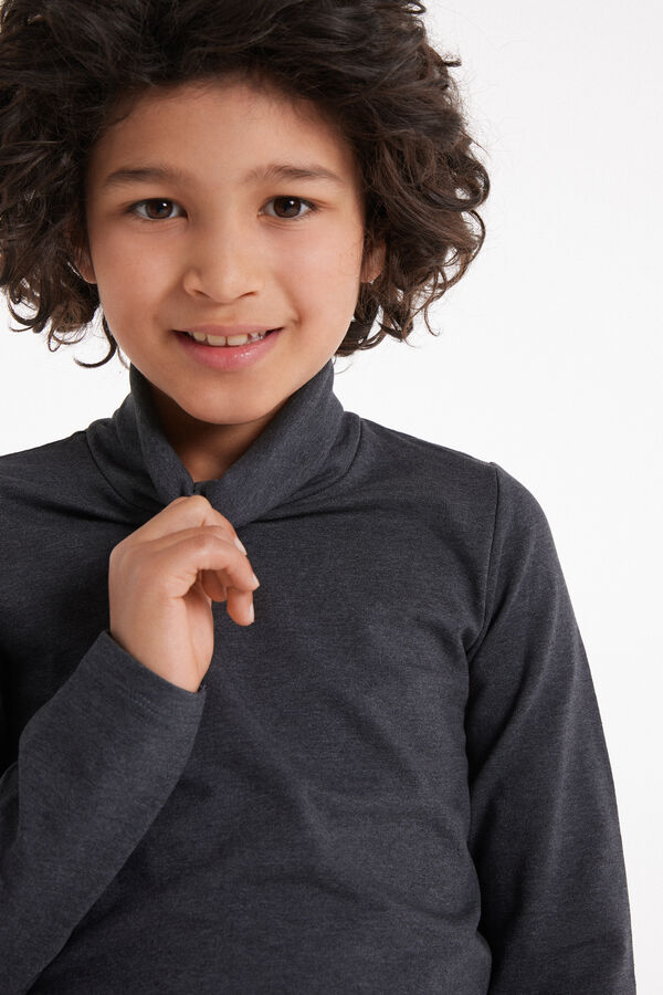 Pull &agrave; col roul&eacute; enfant  