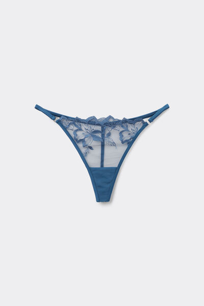 String C&ocirc;t&eacute;s Fins Fa&ccedil;on Tanga Flower Desire