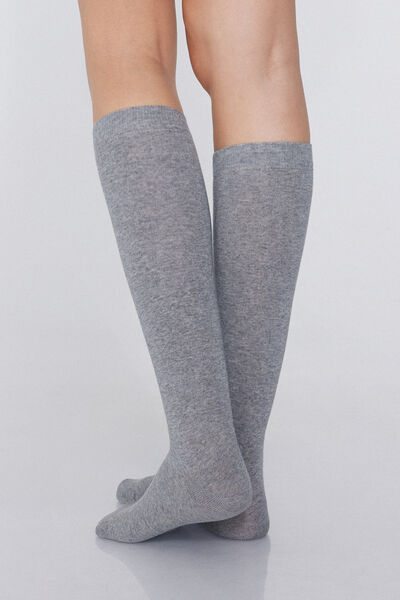 3 Paia Calzini Lunghi in Cotone