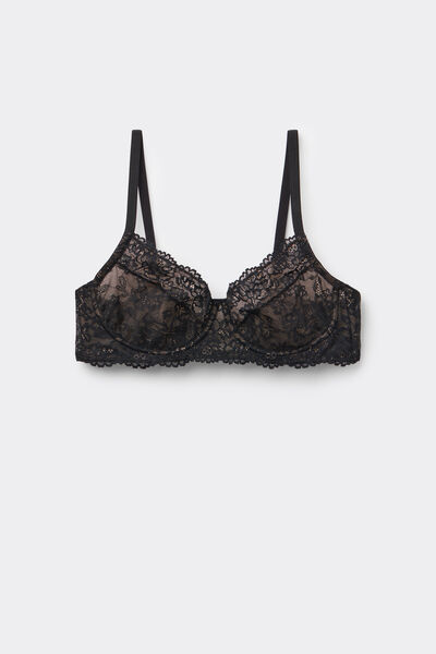 Paris Recycled Lace Unpadded Balconette Bra
