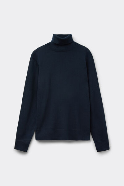 Maglia Pesante Collo Alto 100% Lana Merino