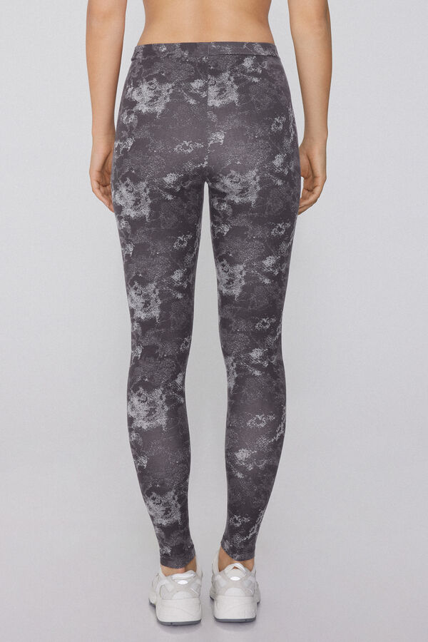 Bedrukte Katoenen Legging  