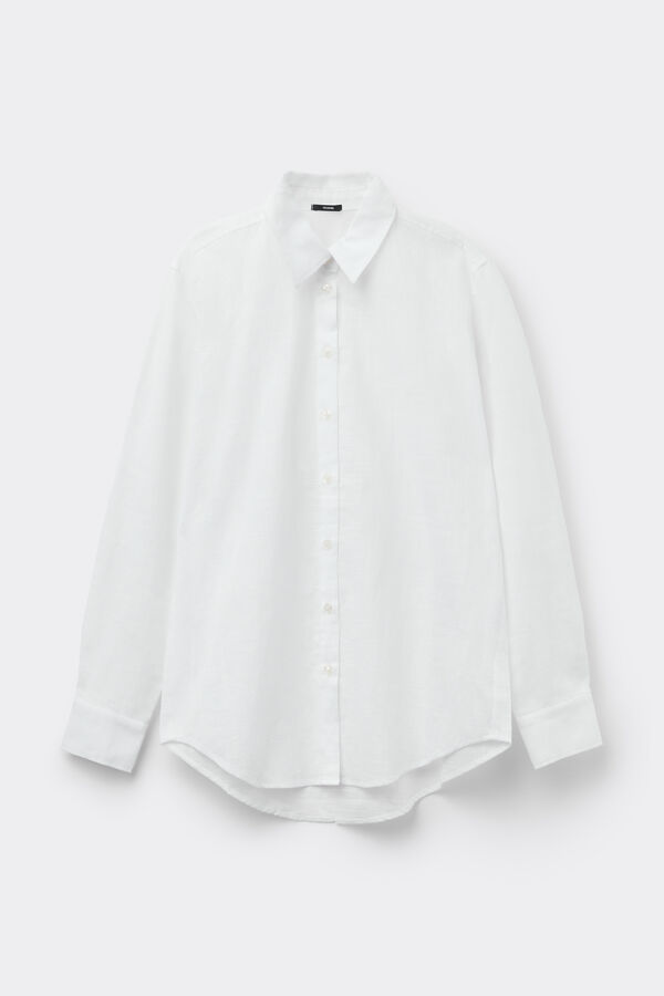 Camisa em Tecido de Algod&atilde;o  