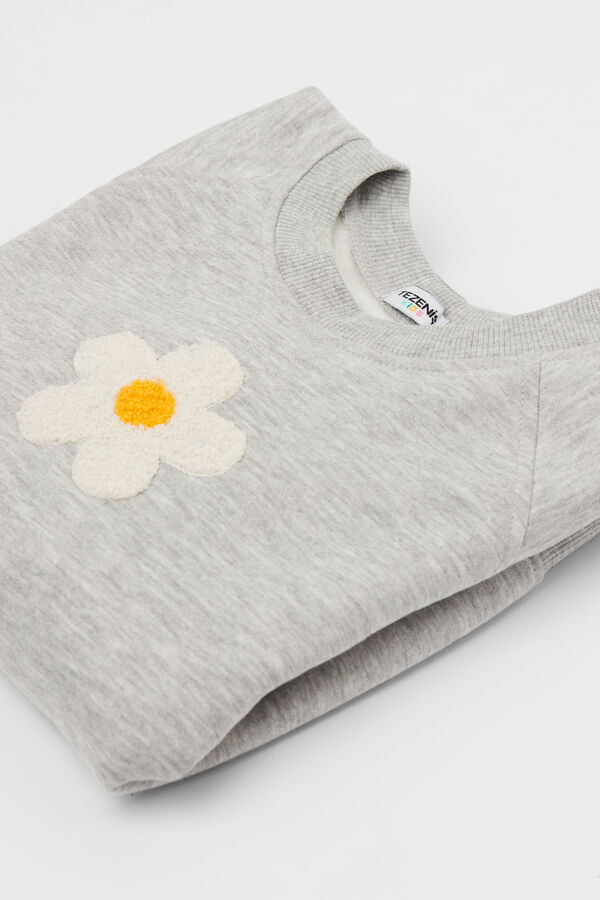 Girls&rsquo; Thick Sweatshirt with Print  