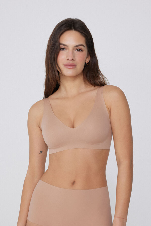 Natural Lifting Laser Cut Triangle Bra  