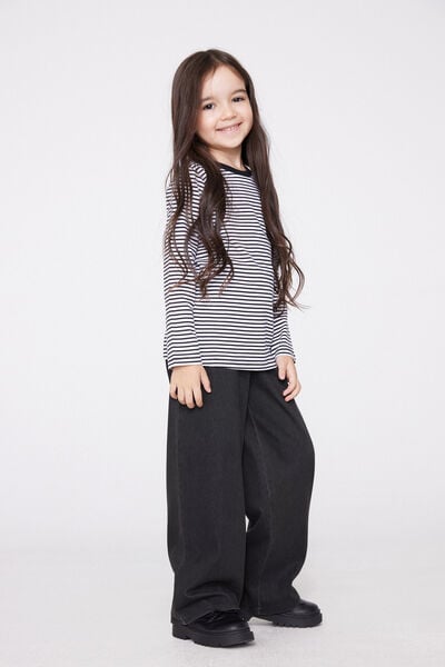 Pantaloni Palazzo Denim Extra Stretch Bimba