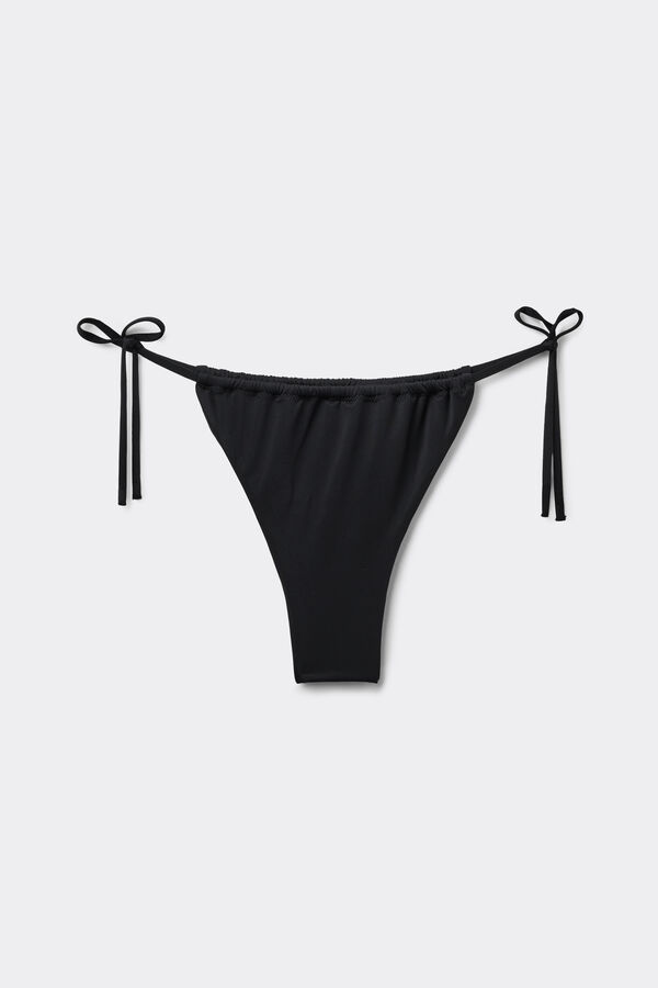Bikini Brasiliano Fianchetti Sottili a Tanga Micro Riciclata  