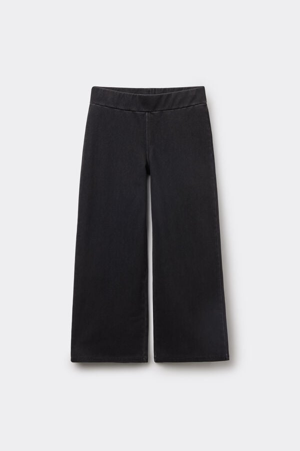 Pantaloni Palazzo Denim Extra Stretch Bimba  