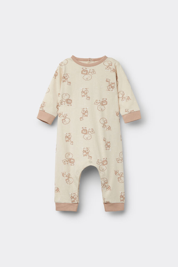 Babystrampler mit langen &Auml;rmeln aus 100&nbsp;% Baumwolle  