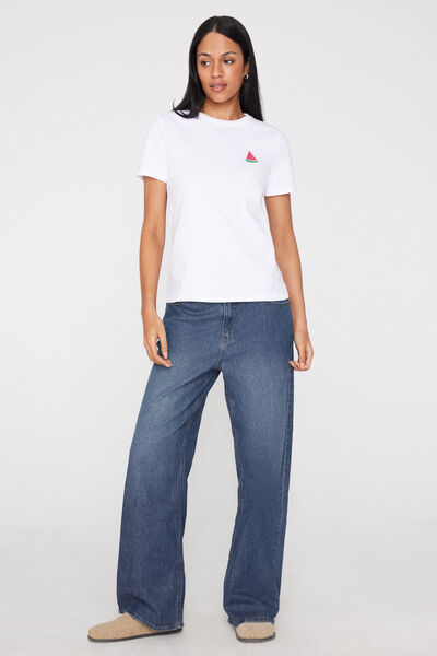100% Cotton T-Shirt with Print
