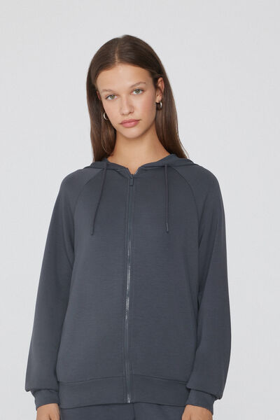 Толстовка з Віскози Soft Touch на Блискавці з Капюшоном