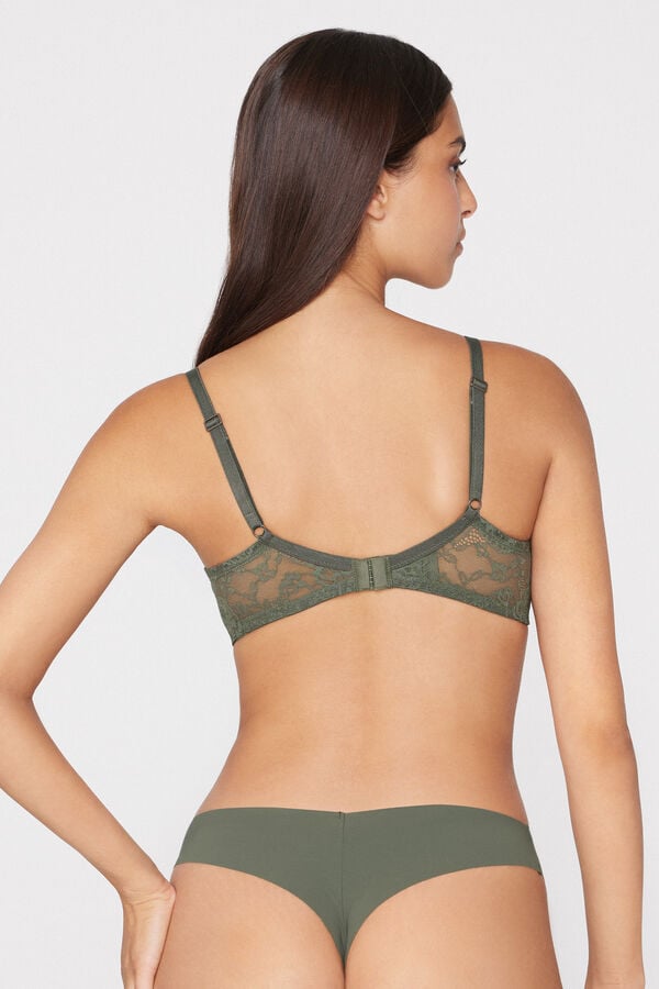 Soutien-gorge Balconnet Non Rembourr&eacute; Dentelle Recycl&eacute;e Paris  