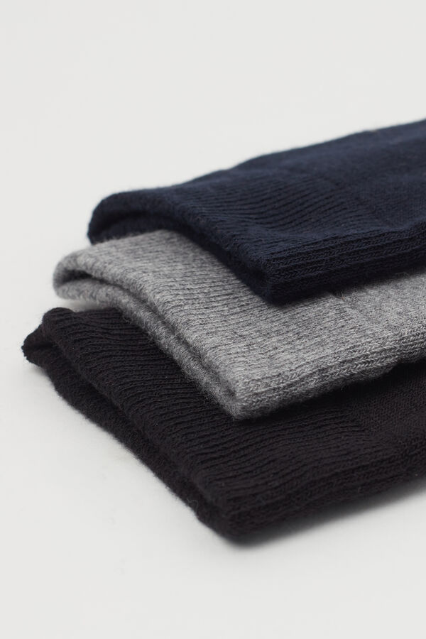 3 Pairs of Men&rsquo;s Thermal Cotton Short Socks  