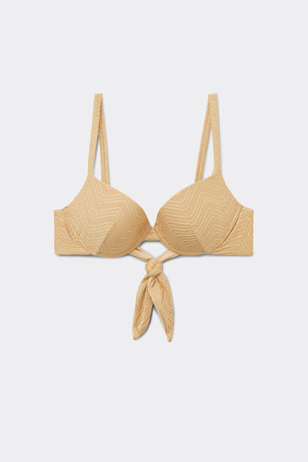 Bikini Push-Up Leggermente Imbottito Sparkling Touch Oro  