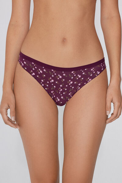 Cueca Brasileira Algod&atilde;o Estampado