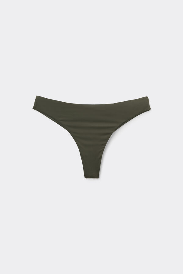 Bas de Bikini Br&eacute;silien Timeless Look Vert Camouflage  