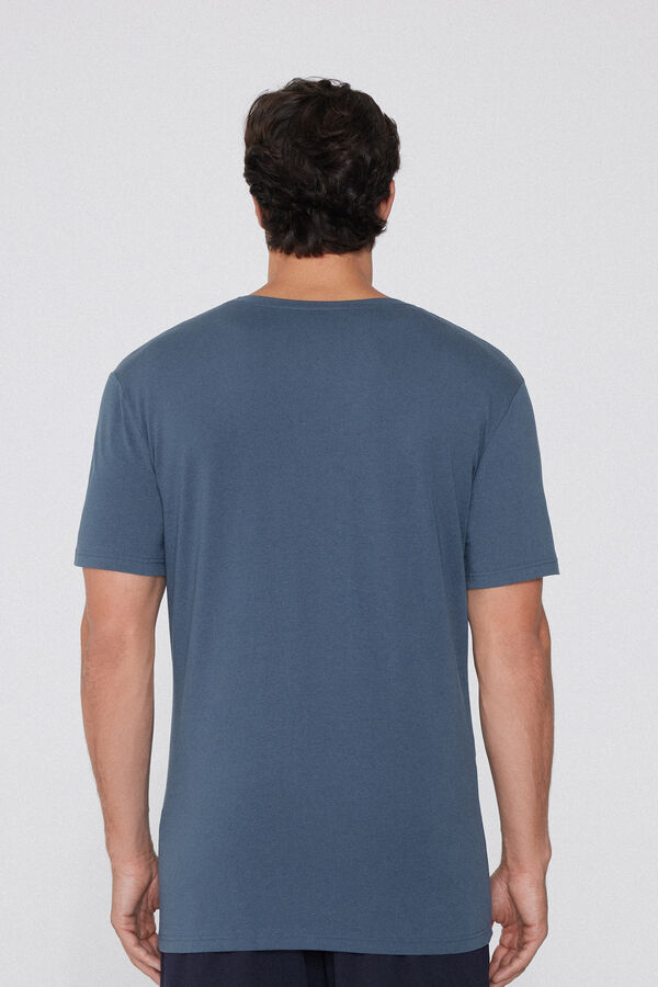 T-Shirt aus elastischer Bio-Baumwolle  