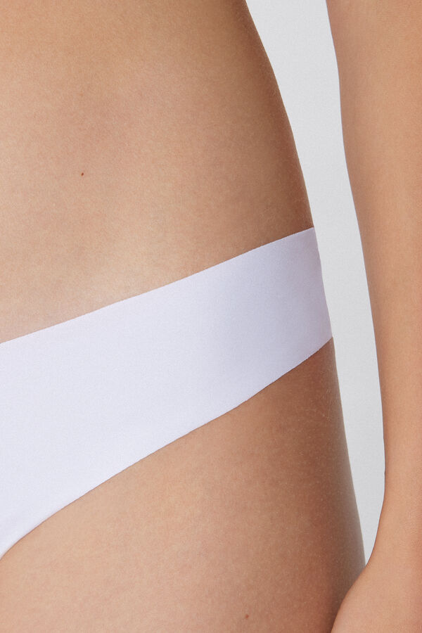 Бразиліано з Необробленими Високими Вирізами з Переробленої Мікрофібри  