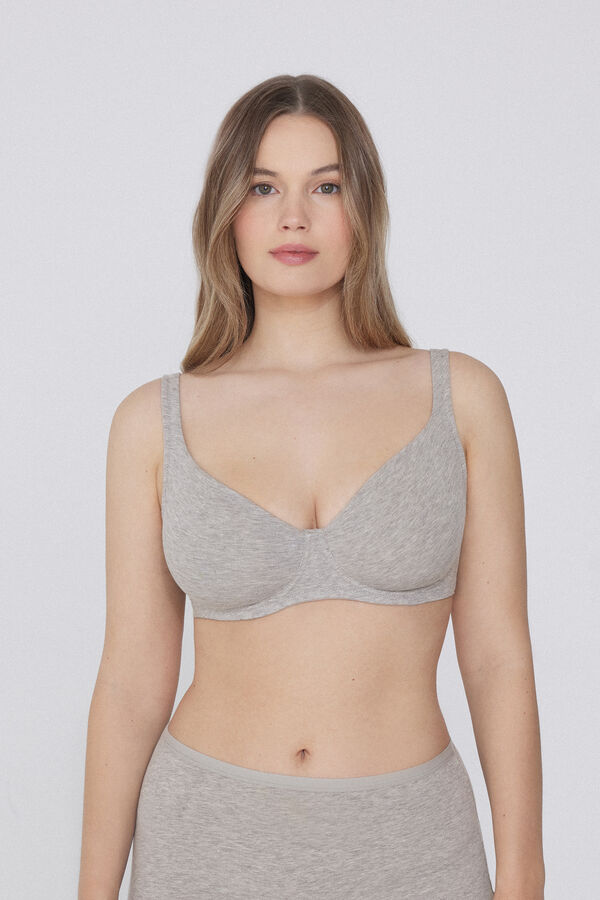 Paris Organic Cotton Balconette Bra  