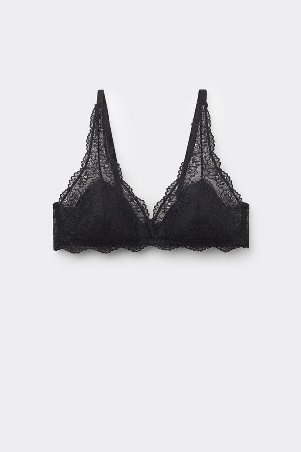 Havana Recycled Lace Triangle Bra  