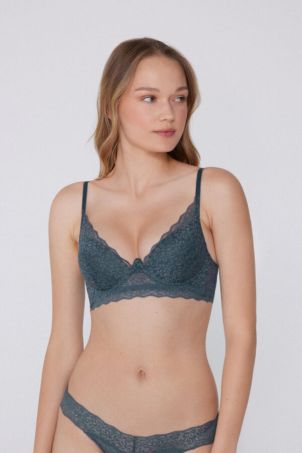 Бюстгальтер Супер Пуш-ап Malib&ugrave; из Переработанного Кружева  