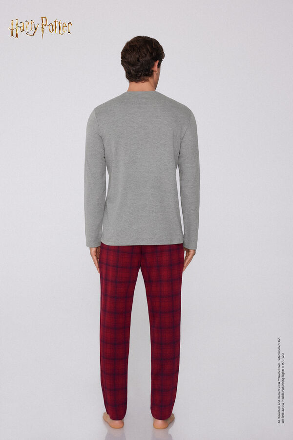 Pigiama Lungo Cotone Patch Harry Potter  