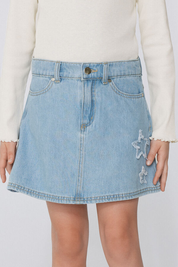 Minigonna Denim Patch Stella Bimba  