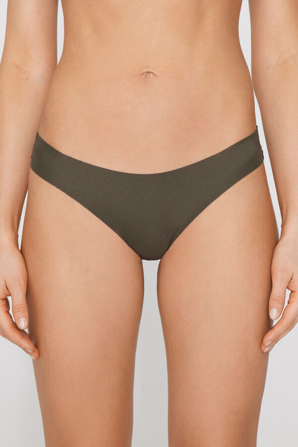 Cueca brasileira sem costuras em algod&atilde;o  