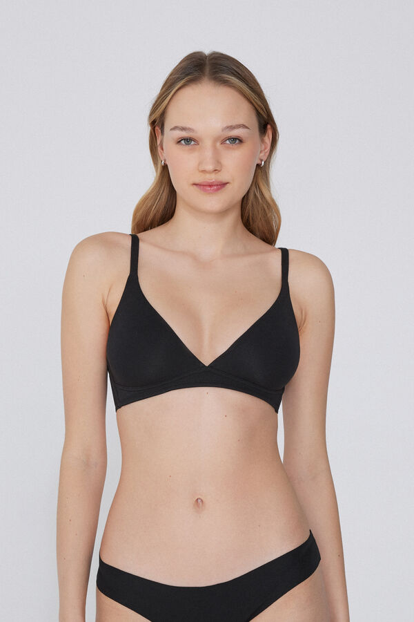 Lisbon Organic Cotton Triangle Bra  