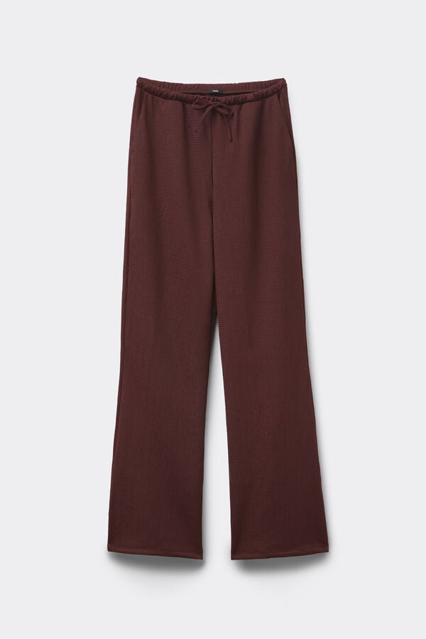 Crinkle Palazzo Trousers  
