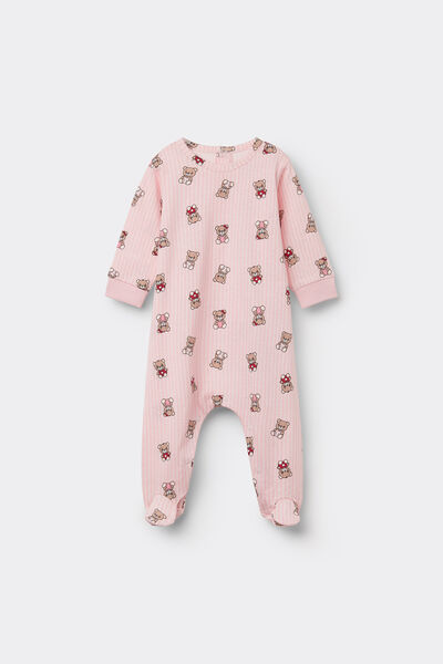 Babygrow Beb&eacute; Manga Comprida 100% Algod&atilde;o com P&eacute;s