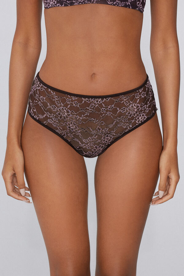 Culotte Brasiliana Midnight Bloom  