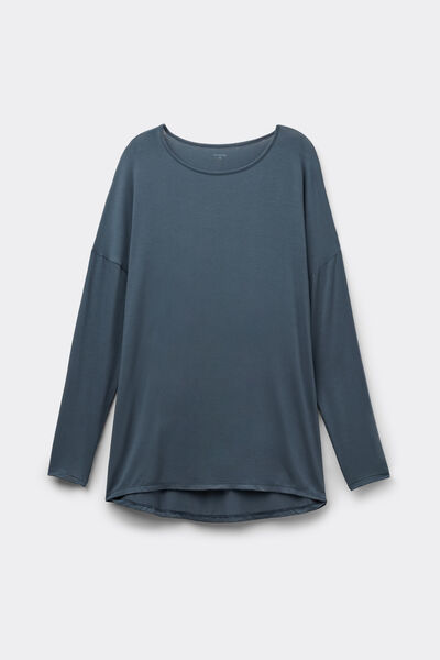 Light Viscose Long Sleeve Tunic Top