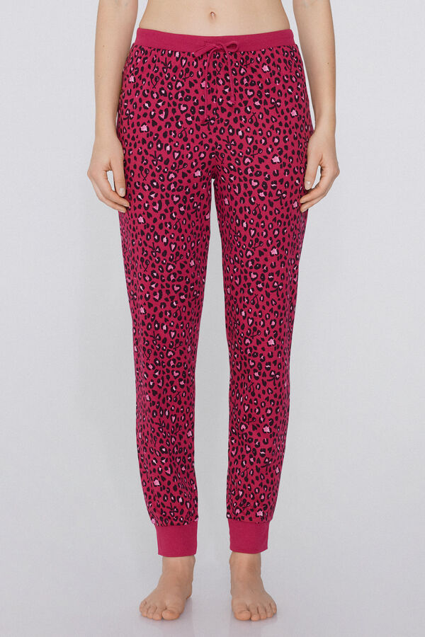 Joggers ze Siln&eacute; Bavlny s Potiskem  