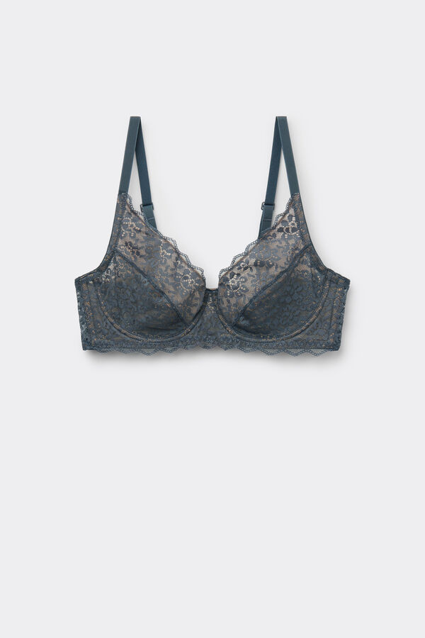 Paris Recycled Lace Unpadded Balconette Bra  