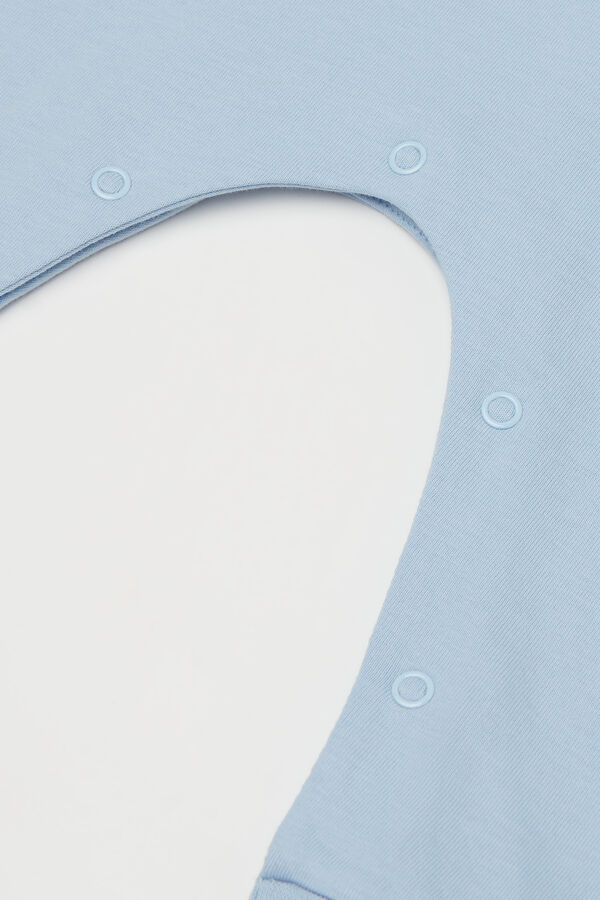 Baby Pure Cotton Playsuit with Long Sleeves  