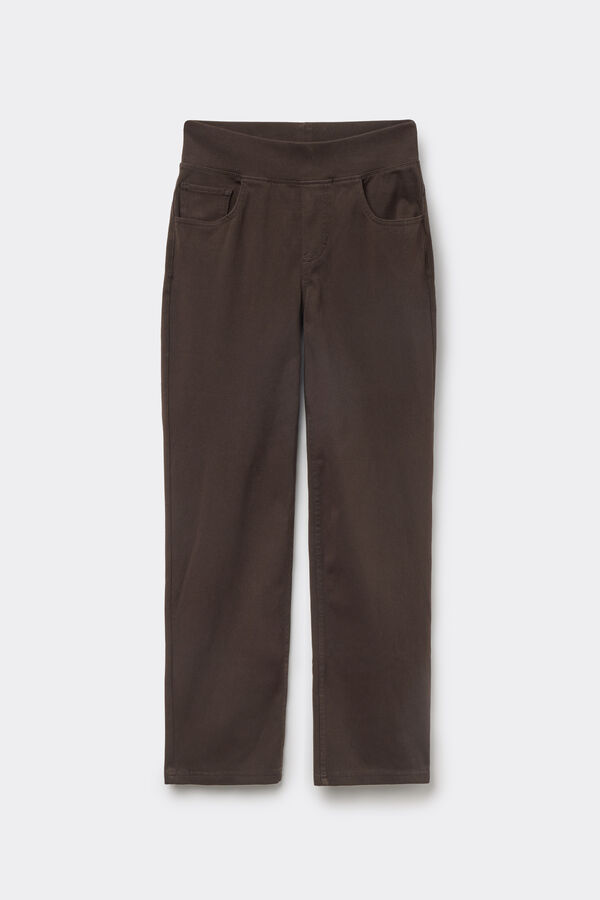 Pantaloni Dritti Denim Extra Stretch  