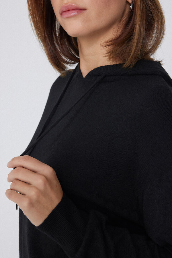 Светр із Капюшоном Щільний Вовна  