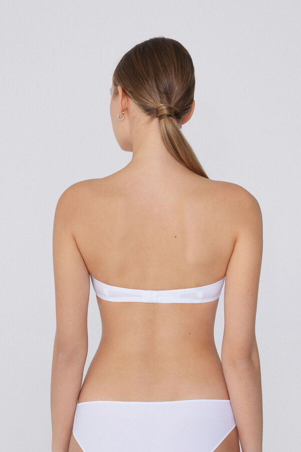Wattierter Bandeau-BH New York aus recycelter Mikrofaser  