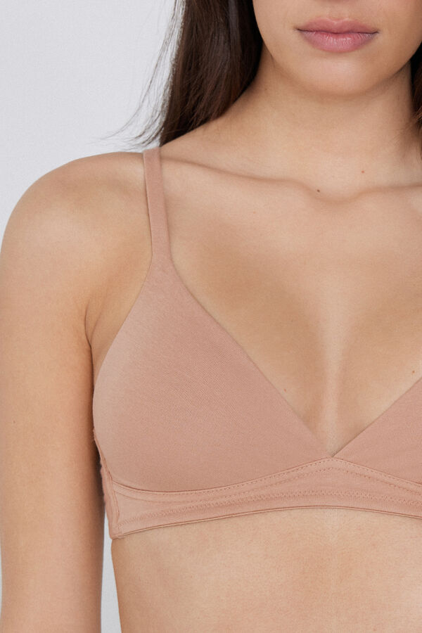 Lisbon Organic Cotton Triangle Bra  