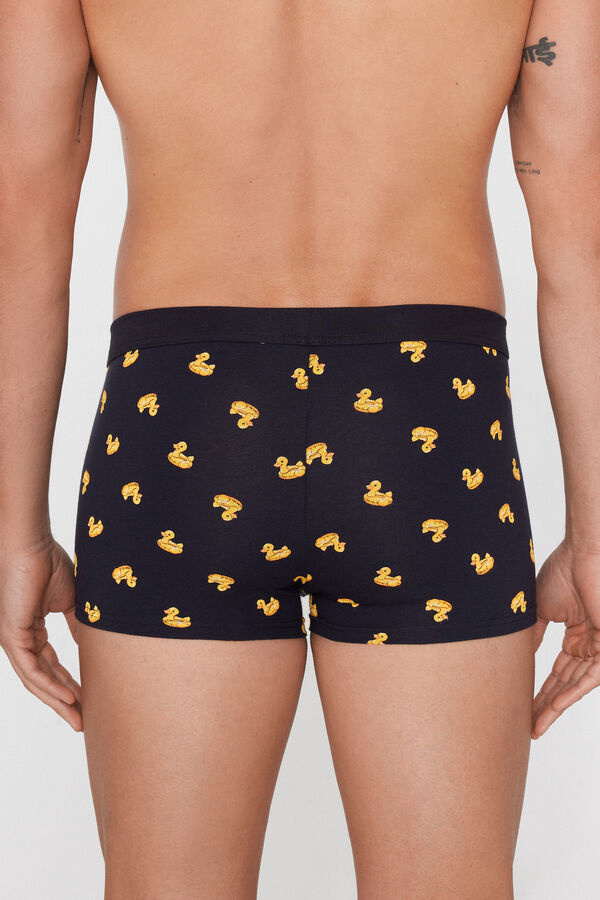 Printed Stretch Cotton Boxers  