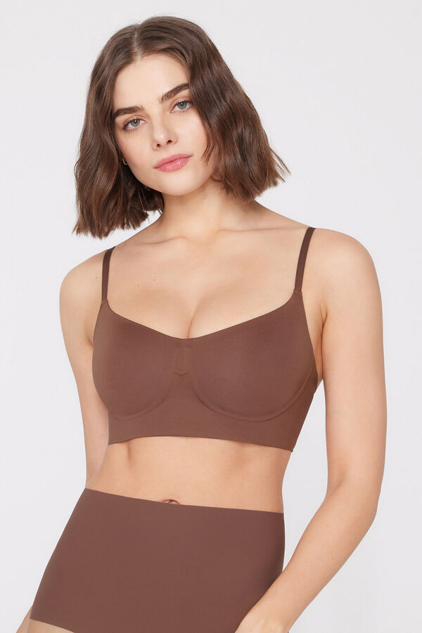 Balconette-BH Raw Edge Natural Lifting  