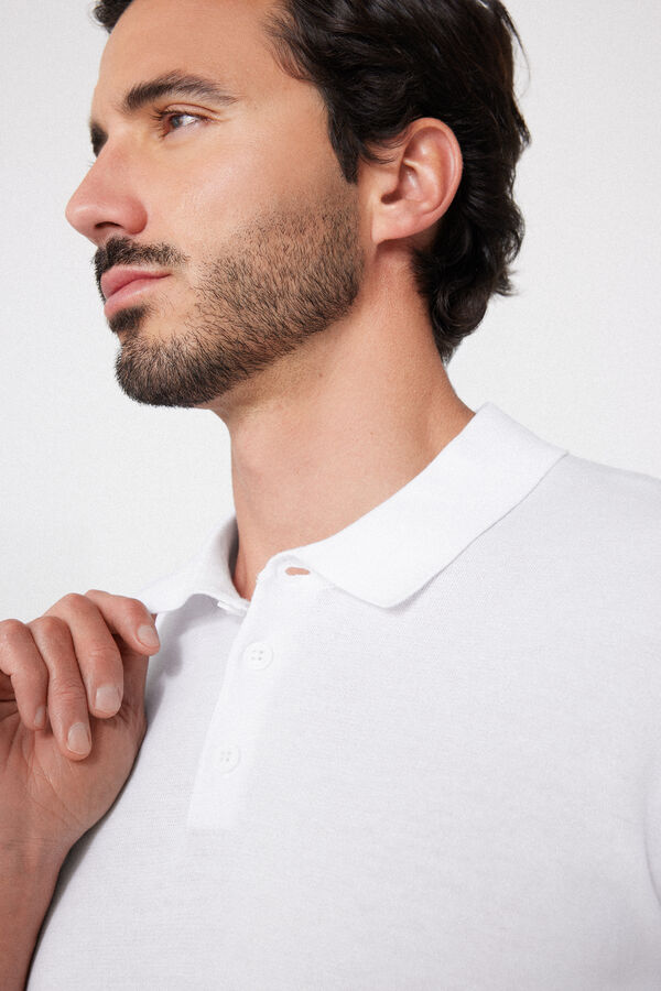 Polo Mezza Manica in Cotone  