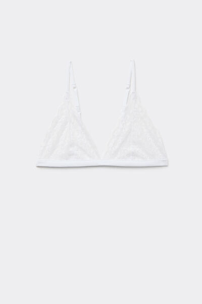 Lisbon Unpadded Recycled Lace Triangle Bra