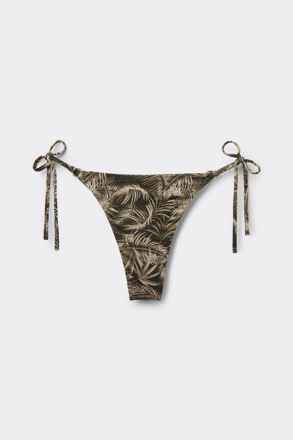 Bas de Bikini Br&eacute;silien Lani&egrave;res Golden Tropics  