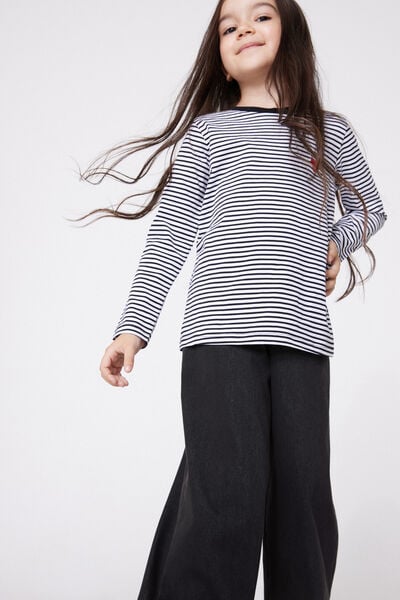 Pantaloni Palazzo Denim Extra Stretch Bimba