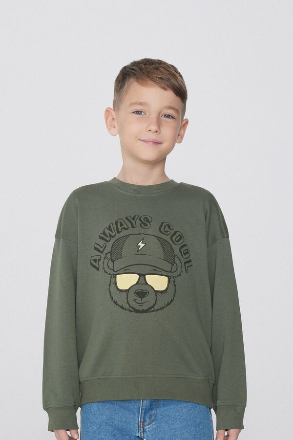 Boys&rsquo; Long Sleeve Sweatshirt with Print  